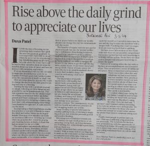 Rising from the daily grind